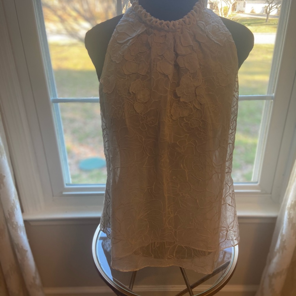 White lace top